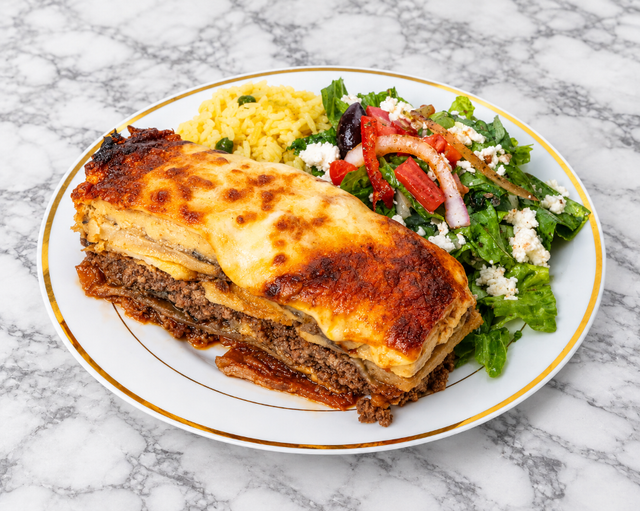 Meat Moussaka.