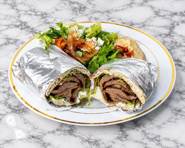 Gyro Pita Sandwich Plate.